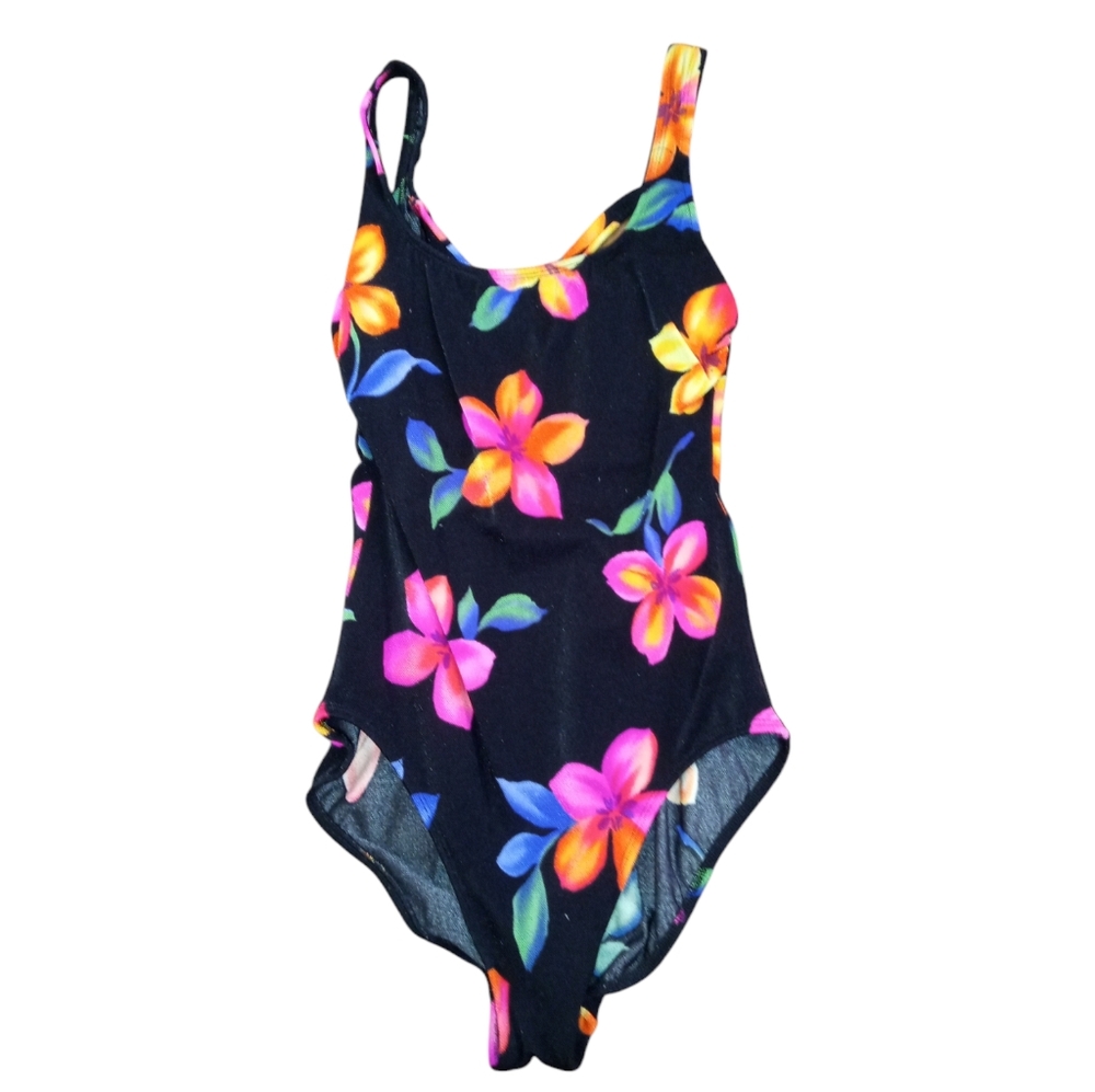 Size 10 Robby len one piece floral swimsuit